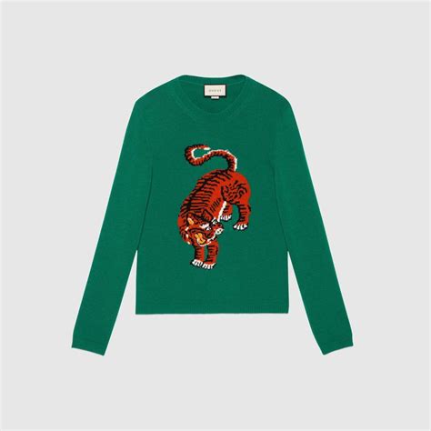 maglia gucci tigre gialla|maglieria gucci.